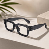 Black Bold Wayfarer Reading Glasses LKE3688-BRN