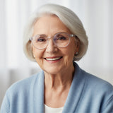 Transparent Round Eyeglasses For Men & Women LKE1012-TRANS