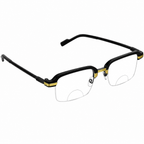 Stylish Black Golden Bifocal Reading glasses For Men and Women -3GBRG2