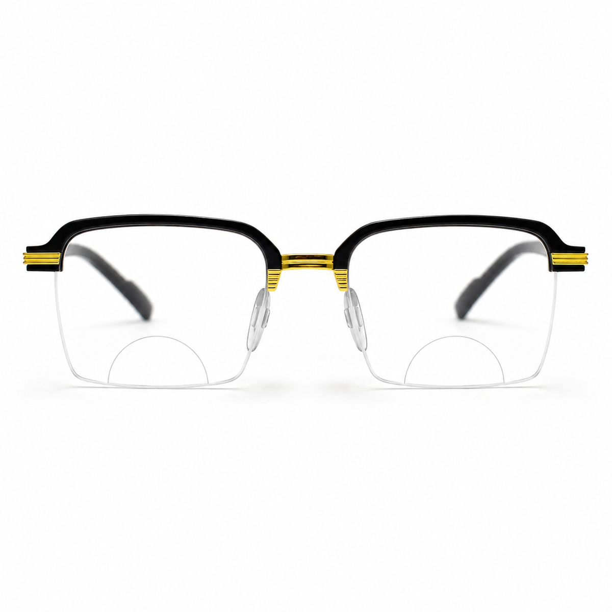 Stylish Black Golden Bifocal Reading glasses For Men and Women -3GBRG2