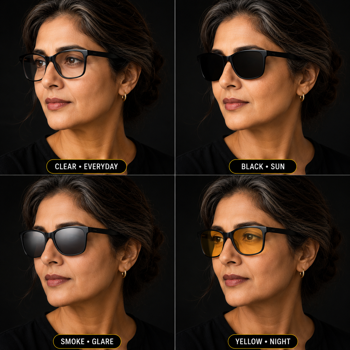 Clipon Bifocal Reading glasses For Men and Women -1CBRG