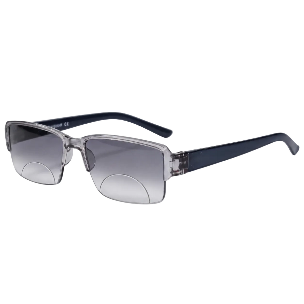 Bi-Focal Blue Frame Flexible Intelligent Zoom Reading Glasses - 1HFBLU