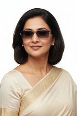 Bi-Focal Brown  Frame Flexible One Power Reading Glasses - 3RCKT