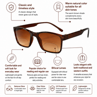 Full Frame Foldbale Frame Flexible Intelligent Zoom Reading Glasses- 3FLBF