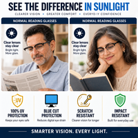 Designer Black Clubmaster Intelligent Zoom Bifocal Reading Glasses  for Men & Women (CMBF01)