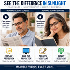 Designer black clubmaster Intelligent zoom bifocal reading glasses (2PGCMBF01)
