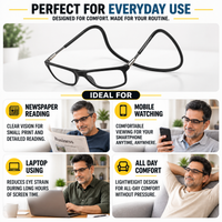 Neckband  Flexible  Intelligent Zoom Reading Glasses(1NFORG)