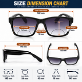 Foldbale Bifocal Flexible Intelligent Zoom Reading Glasses- 2FLBF