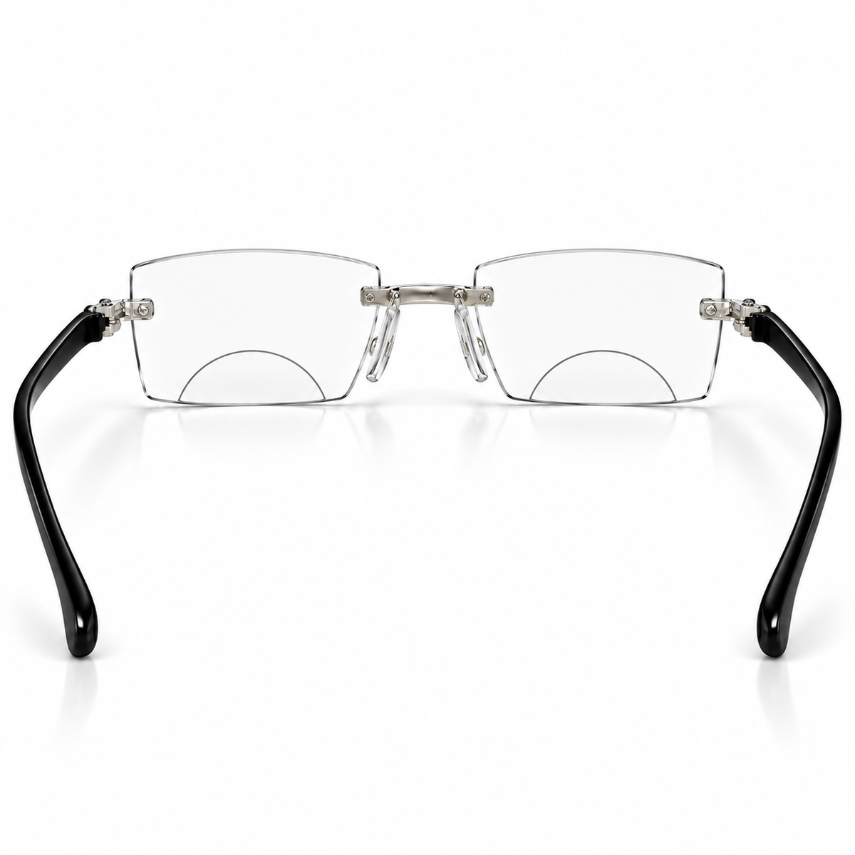 Stylish Golden Bifocal Rimless Reading glasses For Men and Women -GBRRG3