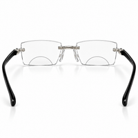 Stylish Golden Bifocal Rimless Reading glasses For Men and Women -GBRRG3