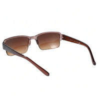 Bi-Focal Brown  Frame Flexible Intelligent Zoom  Reading Glasses - 1HFBRN