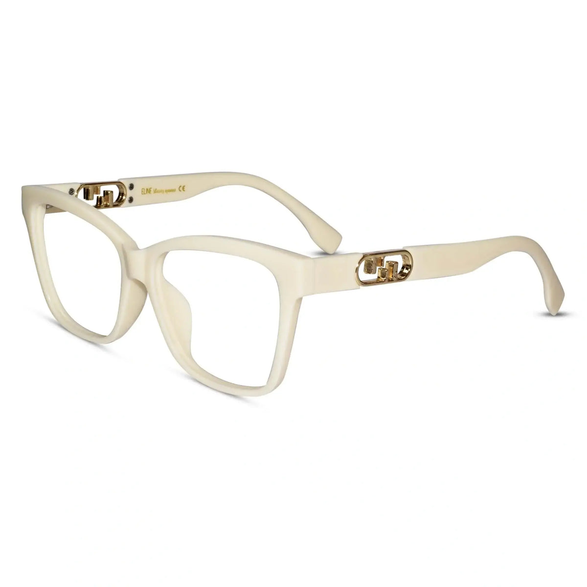 Designer White Cateye Reading Glasses For Women ELE66022-WHITE