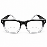 Rectanguler Black Bifocal Reading Glasses Pack of 2 for Men & Women - RBBRG2