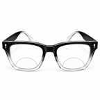 Rectanguler Black Bifocal Reading Glasses Pack of 2 for Men & Women - RBBRG2