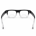 Black & Blue  Wayfarer Bifocal Reading Glasses Pack of 2 for Men & Women - BBWBRG2
