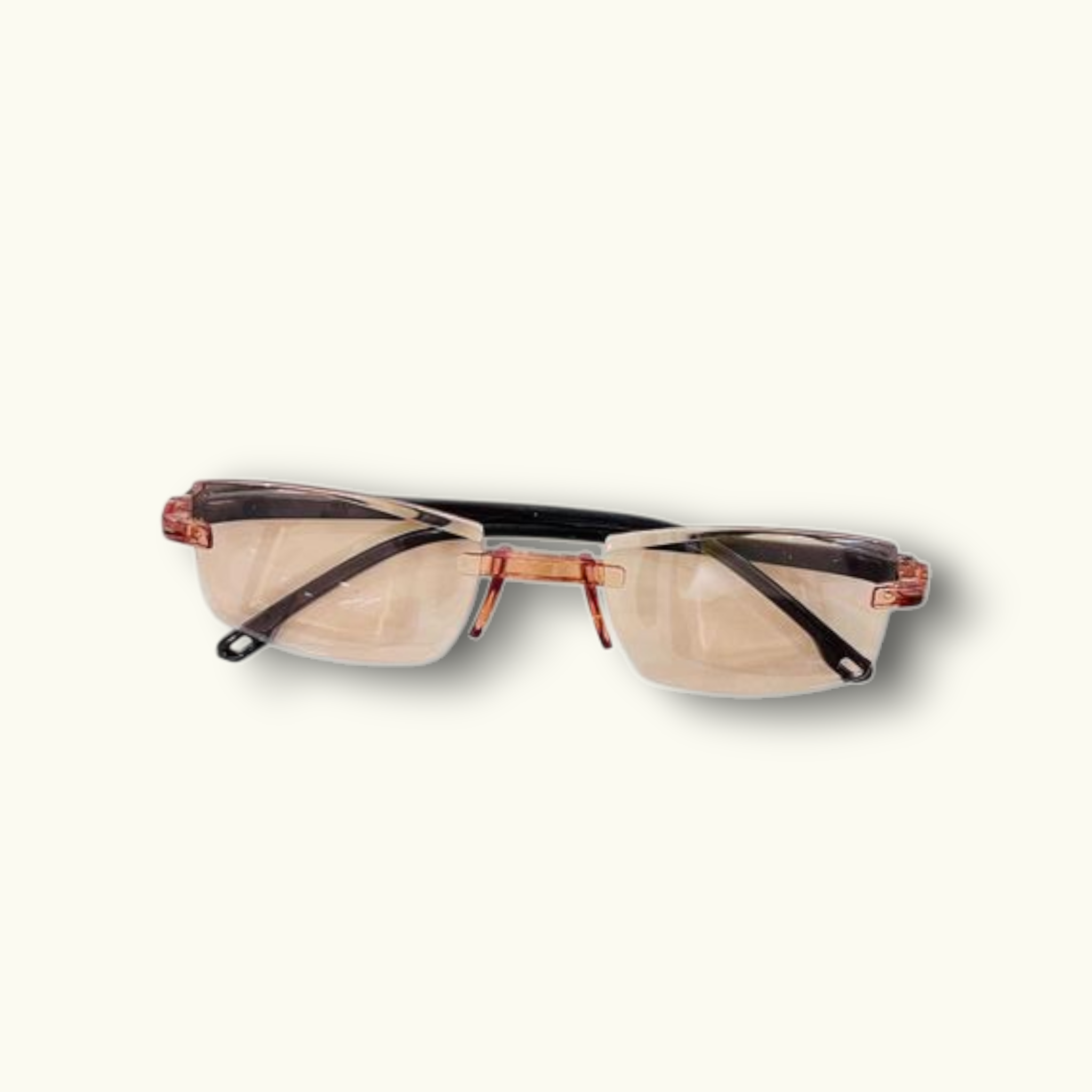 Rimless One Power Bi-Focal Brown Tint Reading Glasses(RBFRG2)