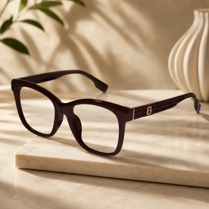 RED Bold Eyeglasses For Men & Women LKE68015-RED