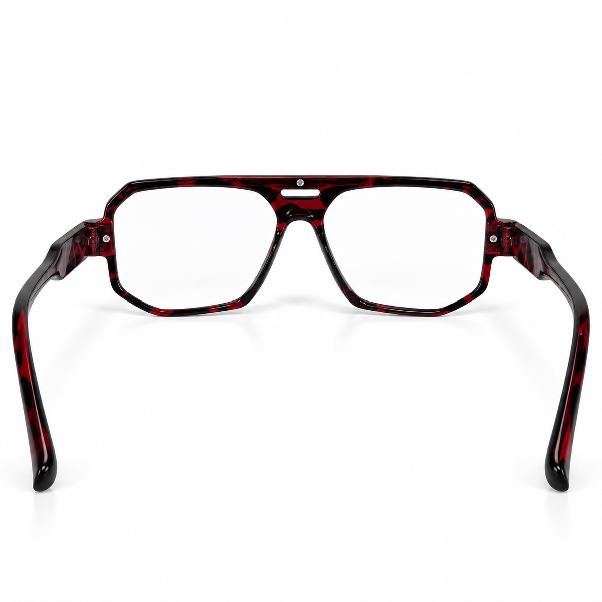 Marshell Rectangular Intelligent Zoom Reading Glasses with Gold Metal Accents for Men & Women- MRRGT