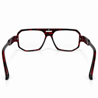 Marshell Rectangular Intelligent Zoom Reading Glasses with Gold Metal Accents for Men & Women- MRRGT