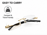 Stylish Intelligent Zoom Reading Glasses 2RSV2