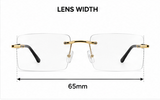 Stylish Intelligent Zoom Reading Glasses 2RSV2