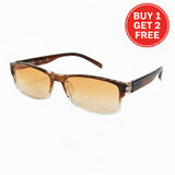 Brown Tint Bifocal Reading Glasses (Pack of 3 Pc)