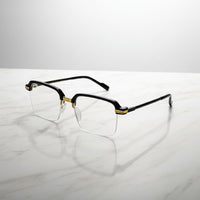 Stylish Black Golden Reading glasses For Men and Women -3GBRG