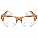 Rectanguler Black & Orange Bifocal Reading Glasses Pack of 2 for Men & Women - RBOBRG2