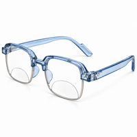 Keymount Pack of 3 colors  Intelligent Zoom Bifocal Reading Glasses for Men & Women - CKBF3