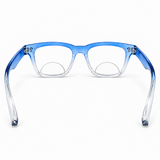 Rectanguler Black & Blue Bifocal Reading Glasses Pack of 2 for Men & Women - RBBBRG2