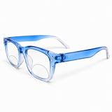 Rectanguler Black & Blue Bifocal Reading Glasses Pack of 2 for Men & Women - RBBBRG2