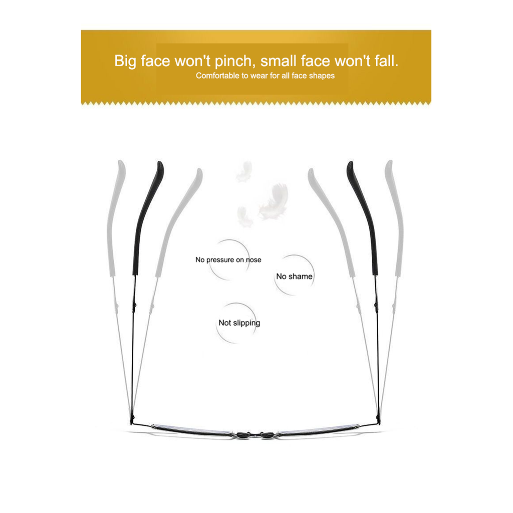 Metal Foldable One Power Intelligent Zoom Glasses (MFRG1)