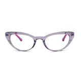 Vintage Crystal Purple Cateye Eyeglasses LKE2338-PURPL