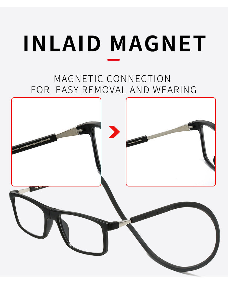 Neckband  Flexible  Intelligent Zoom Reading Glasses( NFORG02)