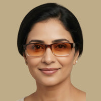 Brown Tint Bifocal Reading Glasses -3FFBR