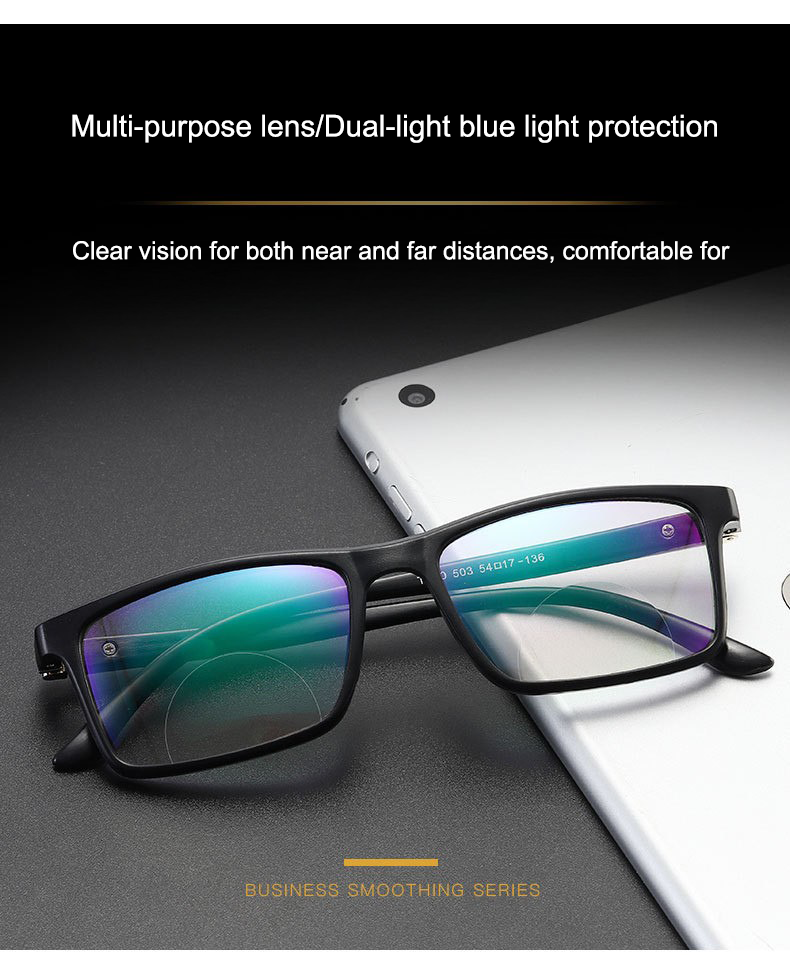 Full Frame Bifocal flexible intelligent Zoom Reading Glasses (3BFRG1)