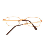 Metal Golden Foldable Adaptive One Power Reading Glasses (2MGFRG3)