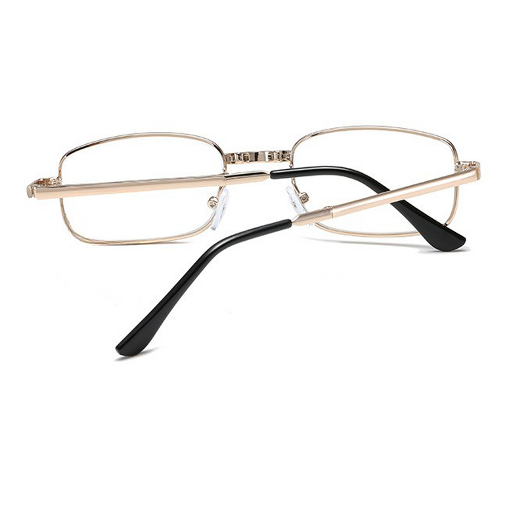 Metal Golden Foldable Adaptive One Power Reading Glasses (MGFRG3)