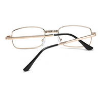 Metal Golden Foldable Adaptive One Power Reading Glasses (2MGFRG)