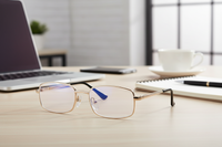 Metal Golden Foldable Adaptive One Power Reading Glasses (2MGFRG)