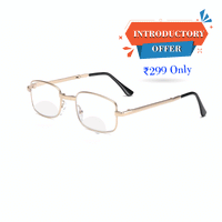 One Metal Bifical folding Intelligent Reading glasses (1MBFRG3)
